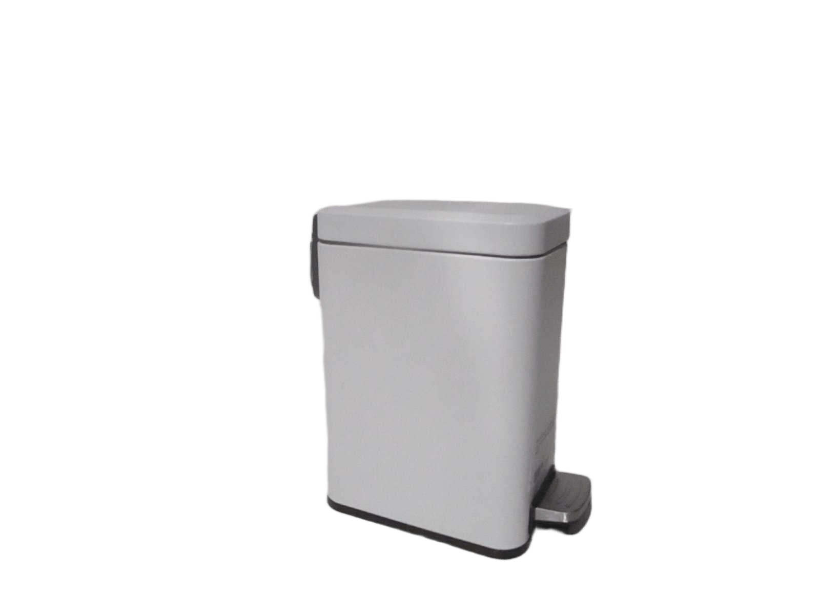 Bin Pedal 5l Rectangle W. Soft Close White