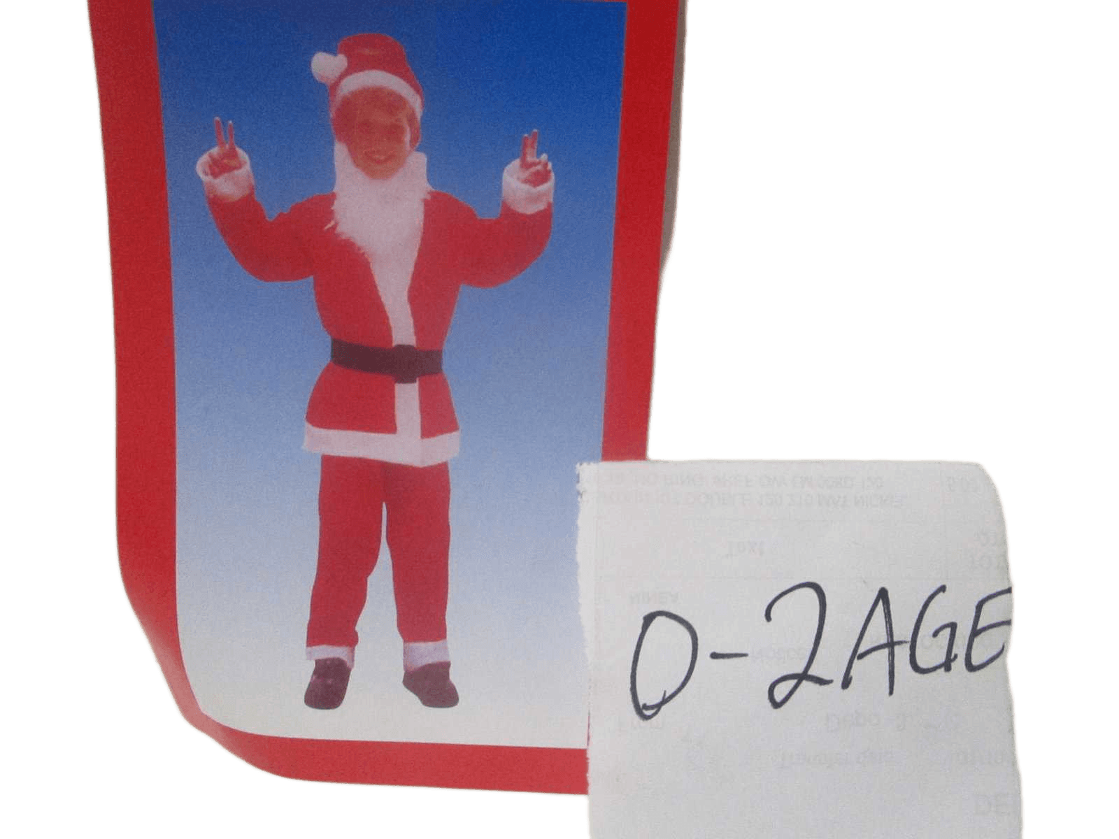Santa Suit(Boy) Set Of 4 Pcs Without Mustache Velvet Packing: Pe Bag W Hook As Sample 0-2 Age