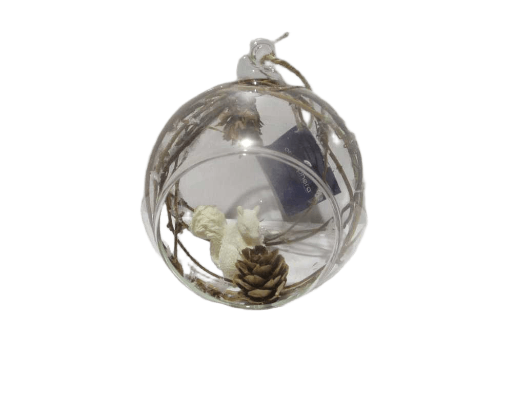 Glass Ball W/ Decoration