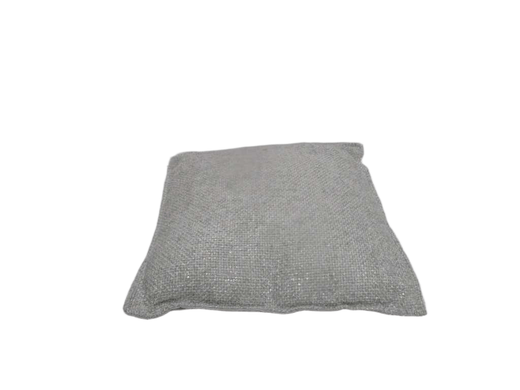 Cushion , W Piping Cover:chillene Filling 350g Vacuum Pack 2 Light Grey 45*45