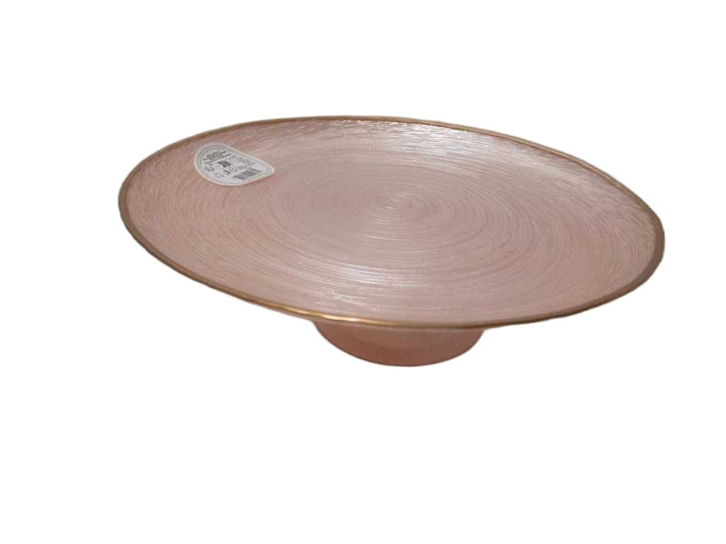 Cake Stand Dia 28cm Pink Color