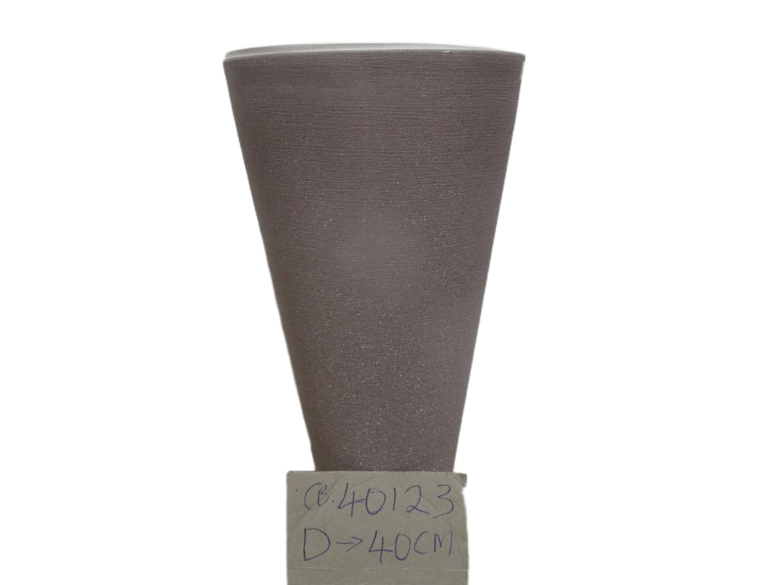 Flower Pot (With White Inside Pot) Plastic Packing:opp Bag Grey D40*h73 1cl=