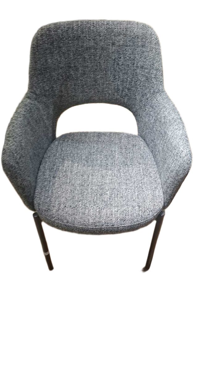 Chair Fabric 550x530x775 G681 21a Peuter Grey Beige + Grey Powder