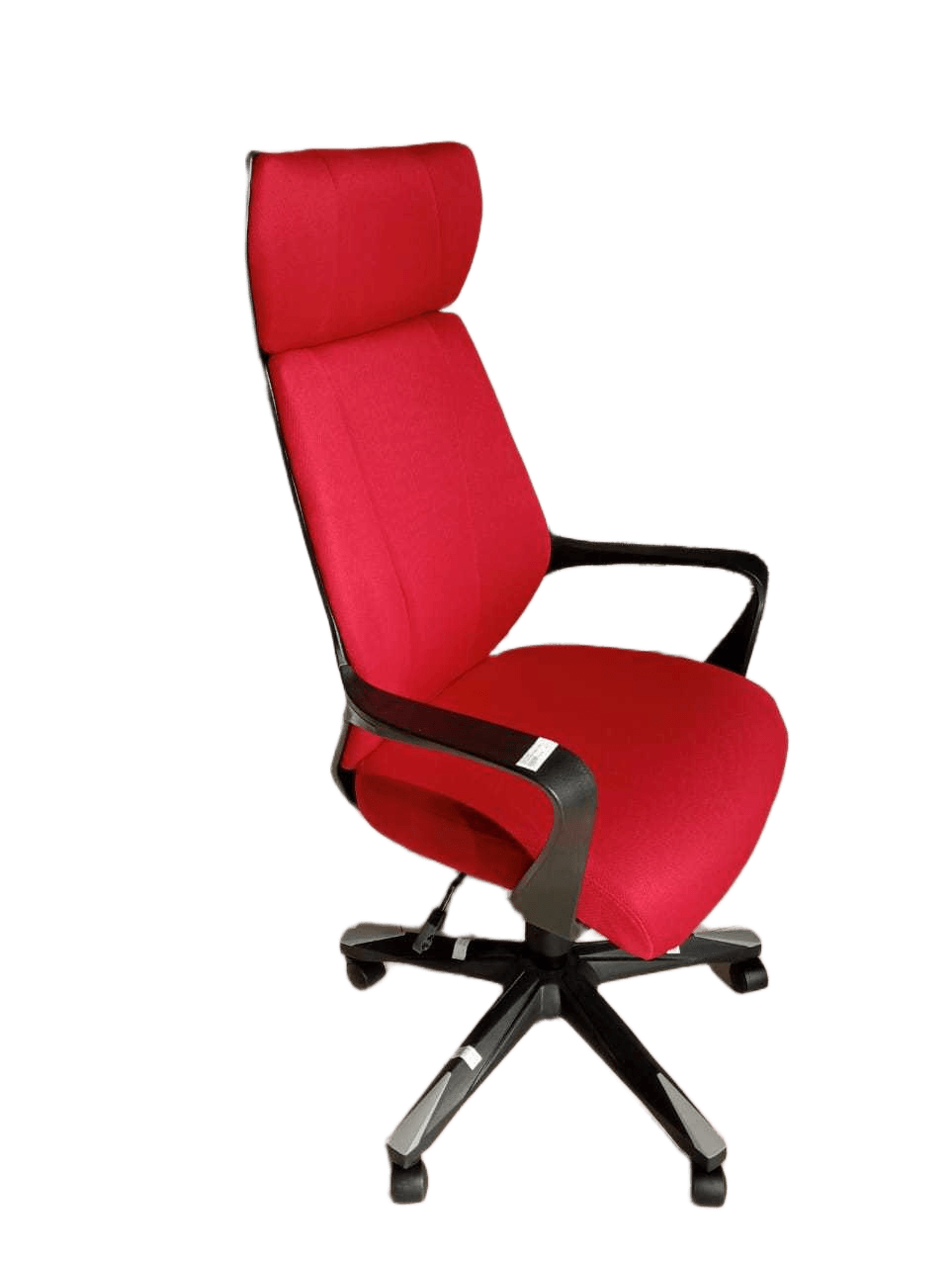 High Back Office Chair Red - Black Frame