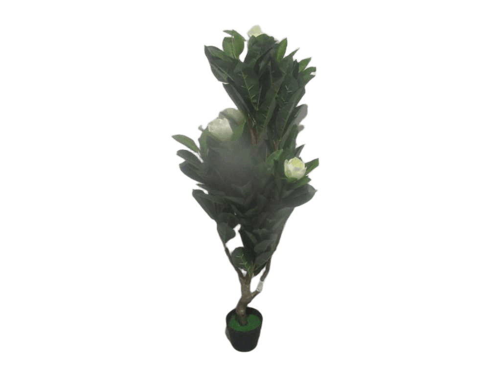 Artificial Plant 1.35m 6 Flower W Pot Only White Flower Packing: Opp Bag 1.35m 1cl=