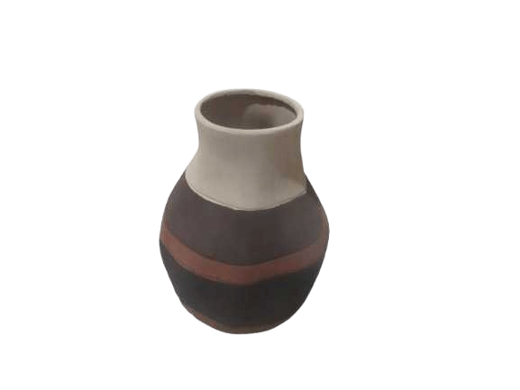 Vase Small Pottery Caramel 21,5x21,5x29 Cm