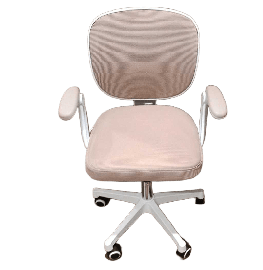 Children Chair Grey Pp With Mesh Backrest+armrest+mesh Foam Plywood Seat+gas Lift+ Plastic Base+plastic Wheels