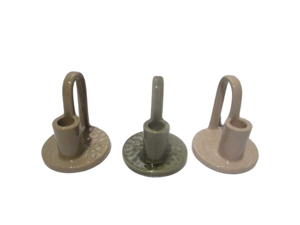 Candle Holder W Handle 10x11cm