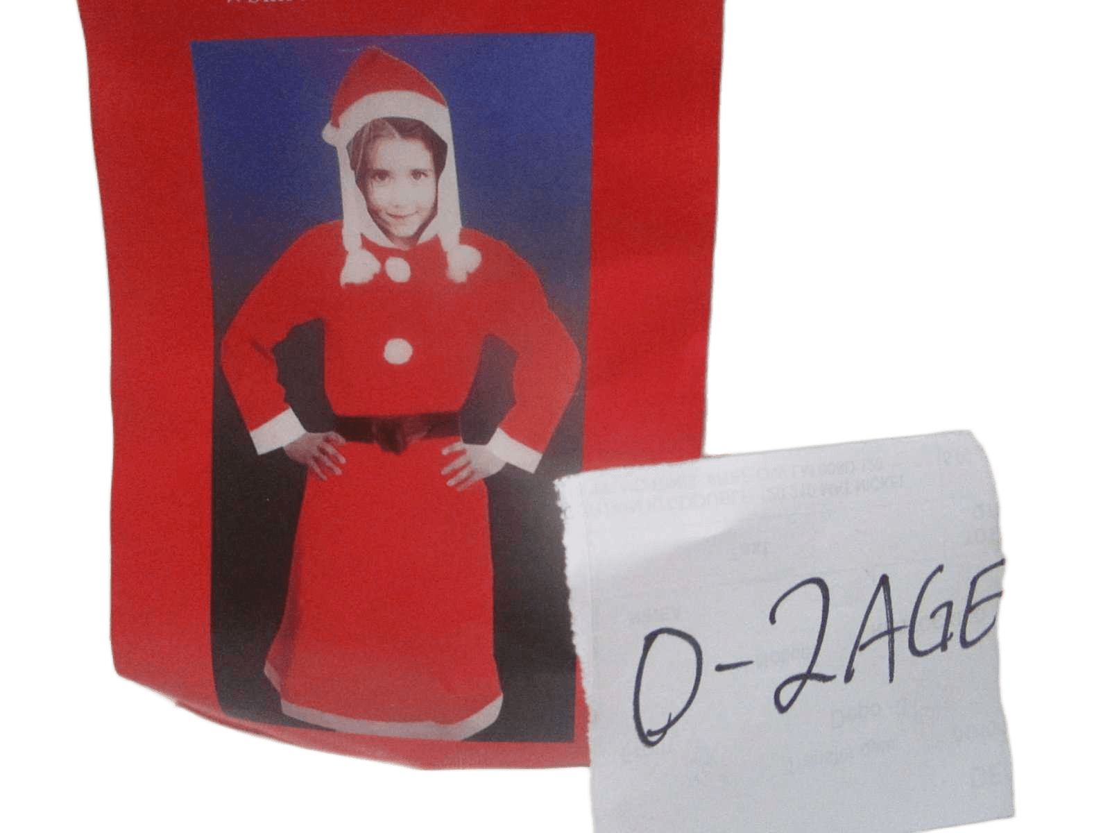 Santa Suit(Girl) Set Of 3 Pcs Velvet Packing:pe Bag W Hook As Sample 0-2 Age