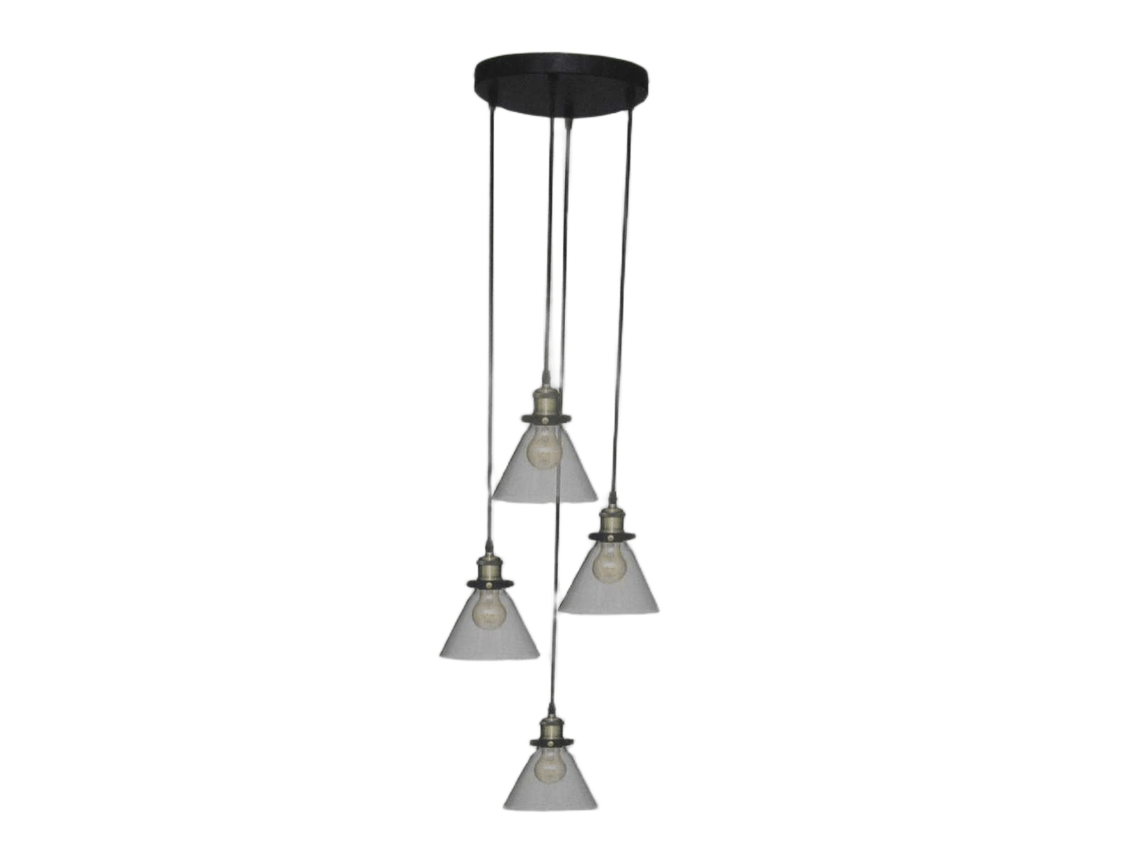 Pendant Lamp Alak Clr Gls *4 D18 1cl=