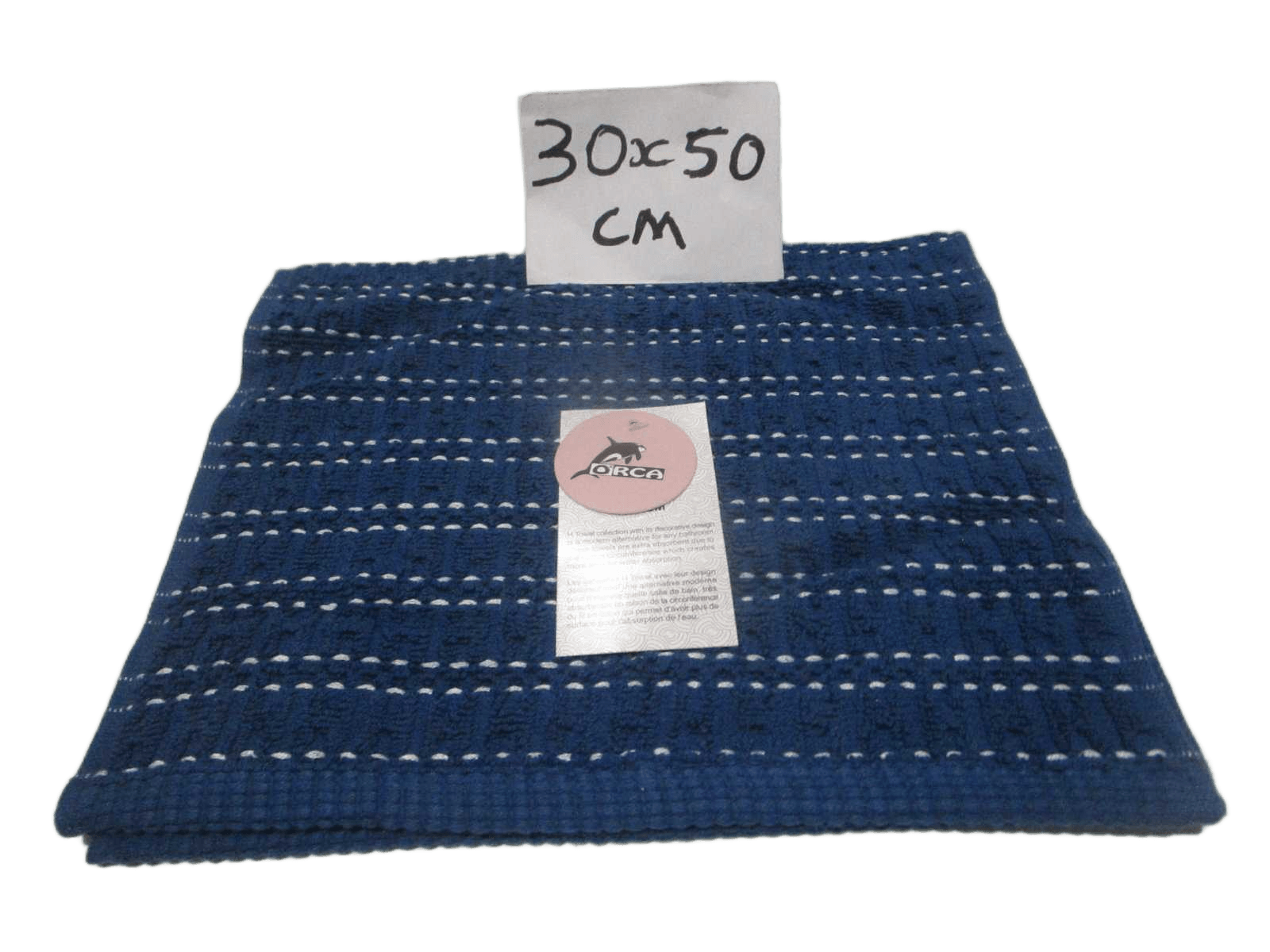 Towel - Plain Dyed Jacquard - Duble Ply 2/20 - 550 Gsm - Combed Cotton - Polyester Insert