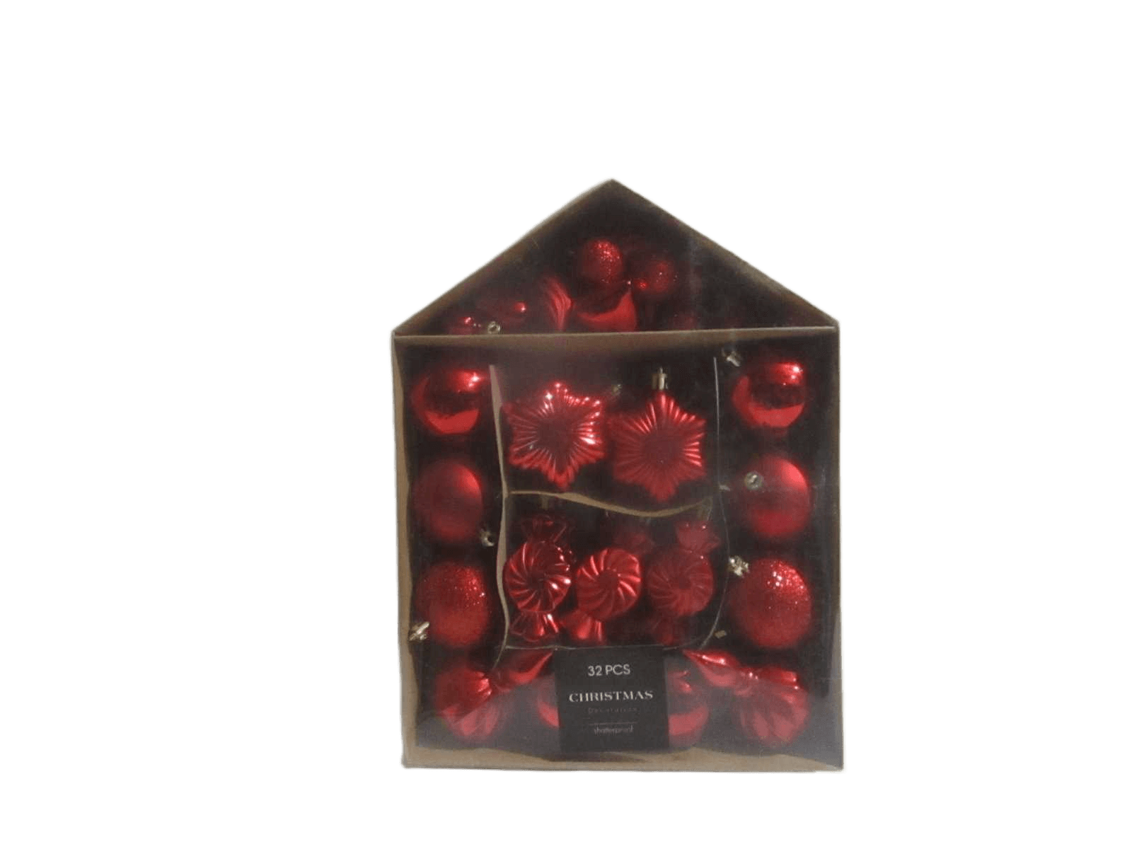 Ball Xmas Set 32pcs Red