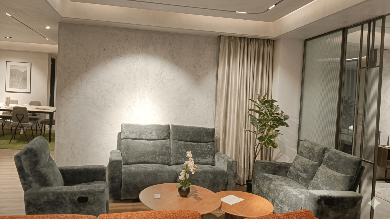 Sofa Fabric Set 3+2+1 6 Manuel Reclinerjo32 Dark Grey 196x96x102 155x96x102 97x96x102 -Dk Grey