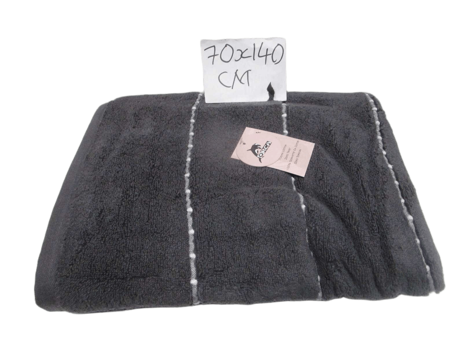 Towel Boston Rib - Plain Dyed Dobbu Terry - Zero Twist Cotton Yarn - Kapoor White Boston Rib Polyester Insert - 500 Gsm - Single Ply