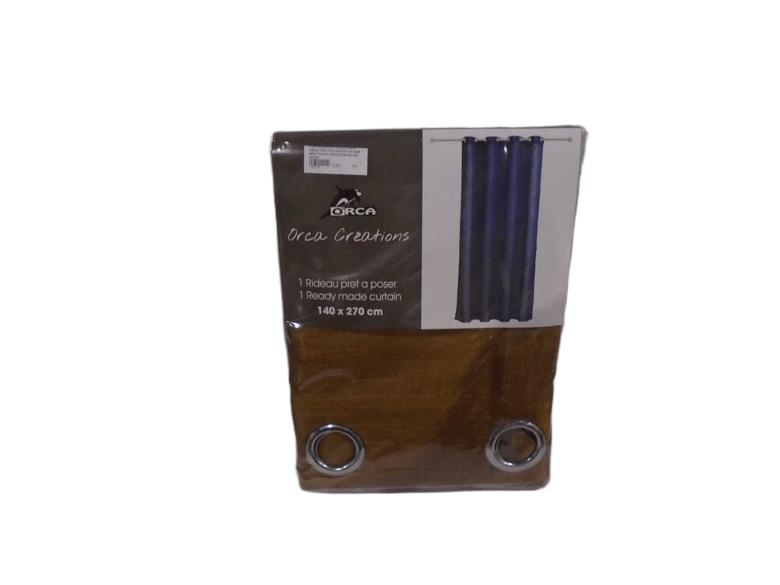 Curtain Eagle 140x270 Cm 8 Rings 100% Polyester 170 Gsm