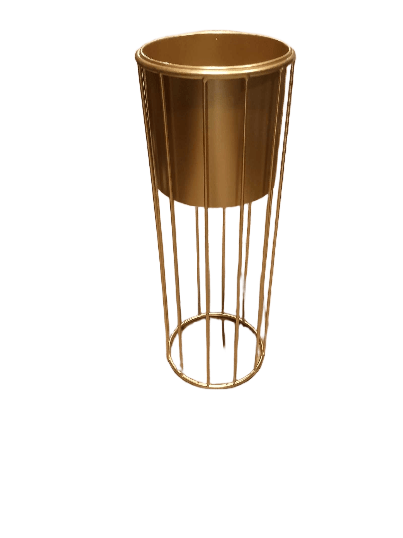 Flower Pot Gold L:25*70.5cm S:21.5*45.5cm