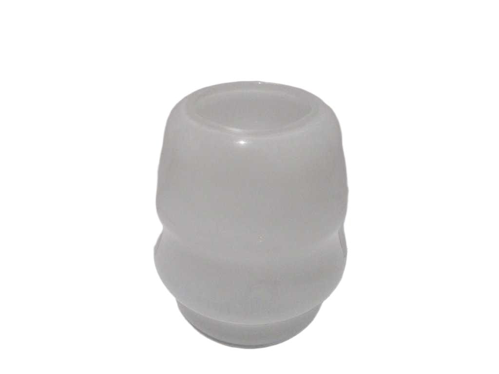 Vase, Glass Bubble Paper+brown Box Packing 'white '27.5*h35