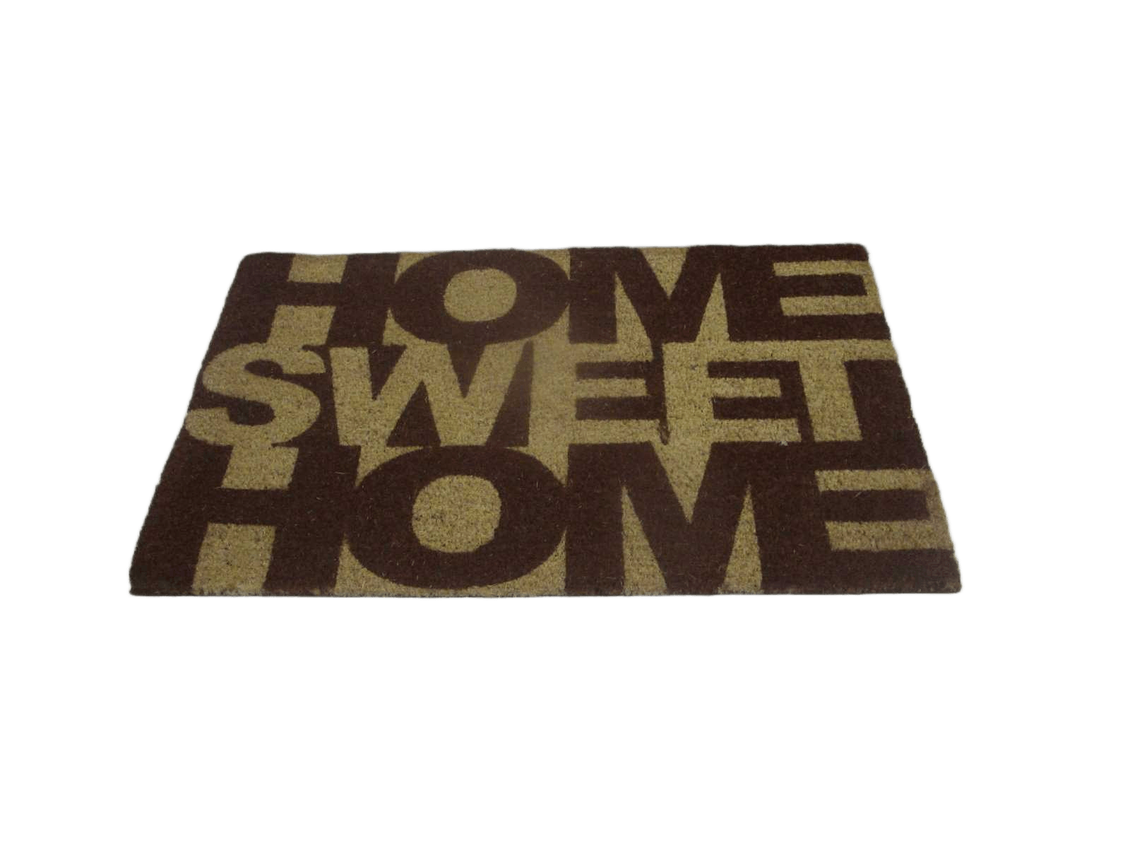 Bleached Printed Coir Mat + Pvc Backing - Weight 5800gsm - Thickness 1.5 Cm 1cl=