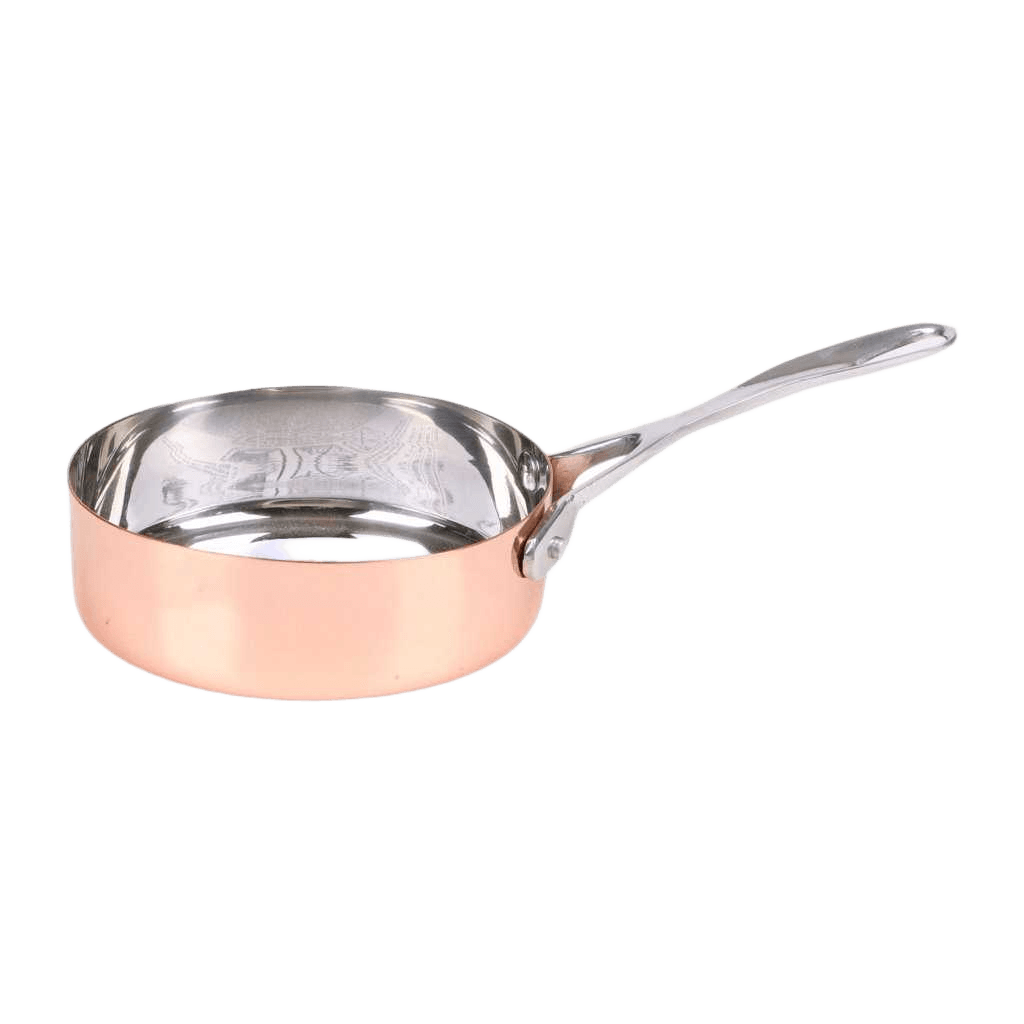 Presentation Poele Stainless Steel "rose Gold" With Handle 12cm