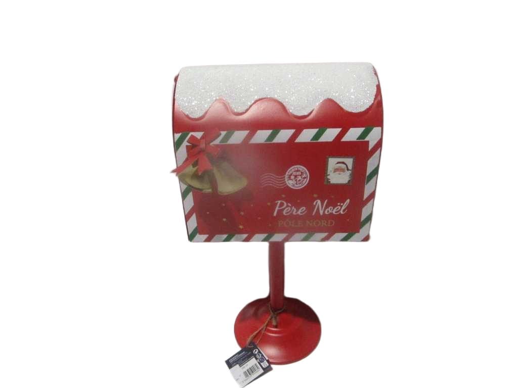 Red Metal Mailbox H32