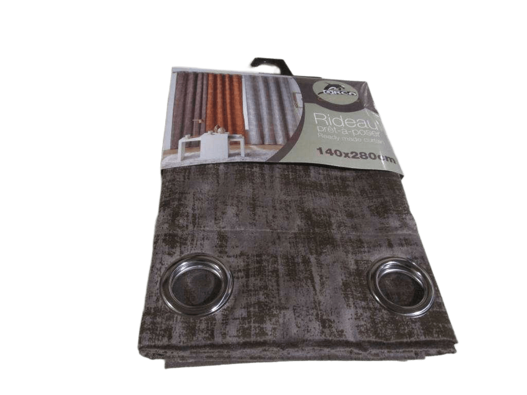 Curtain Occultant 140x280 Cm 100% Polyester Clr Taupe