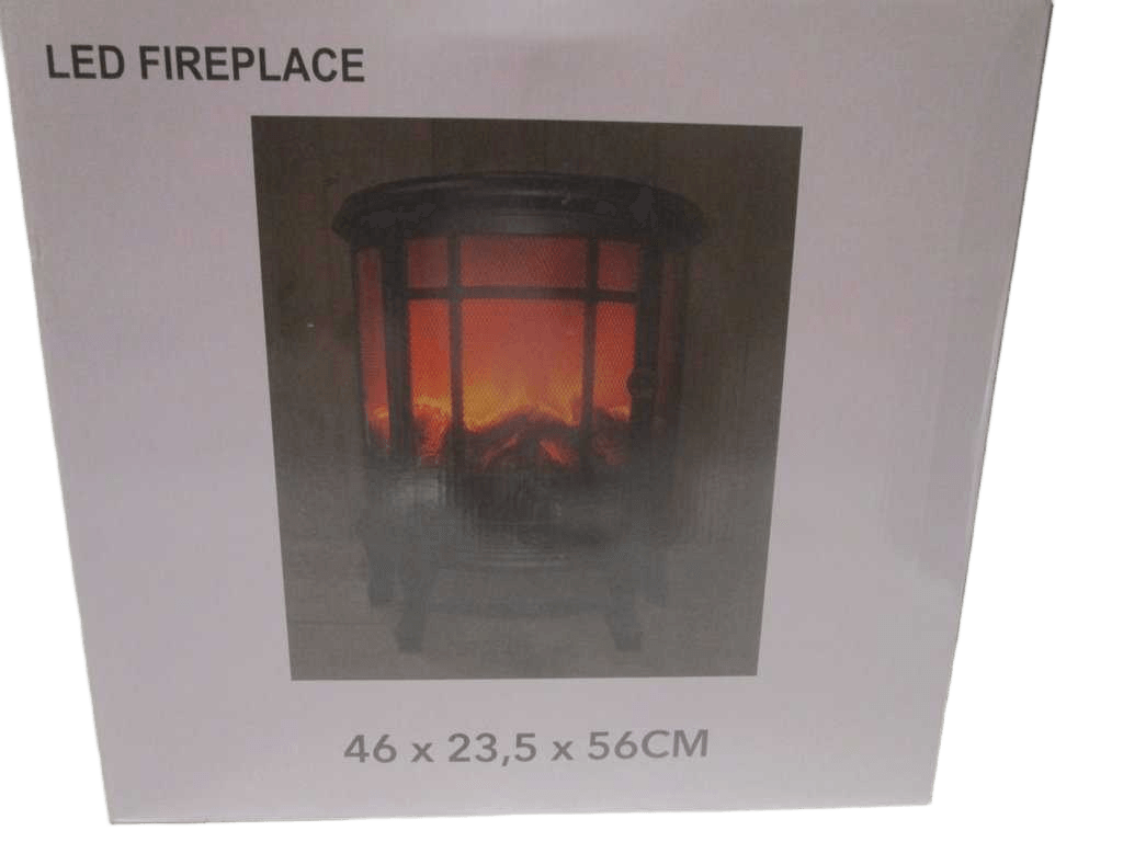 Fireplace Lamp Usb Line Or Battery *3 Plastic Packing:color Box Black 25*56