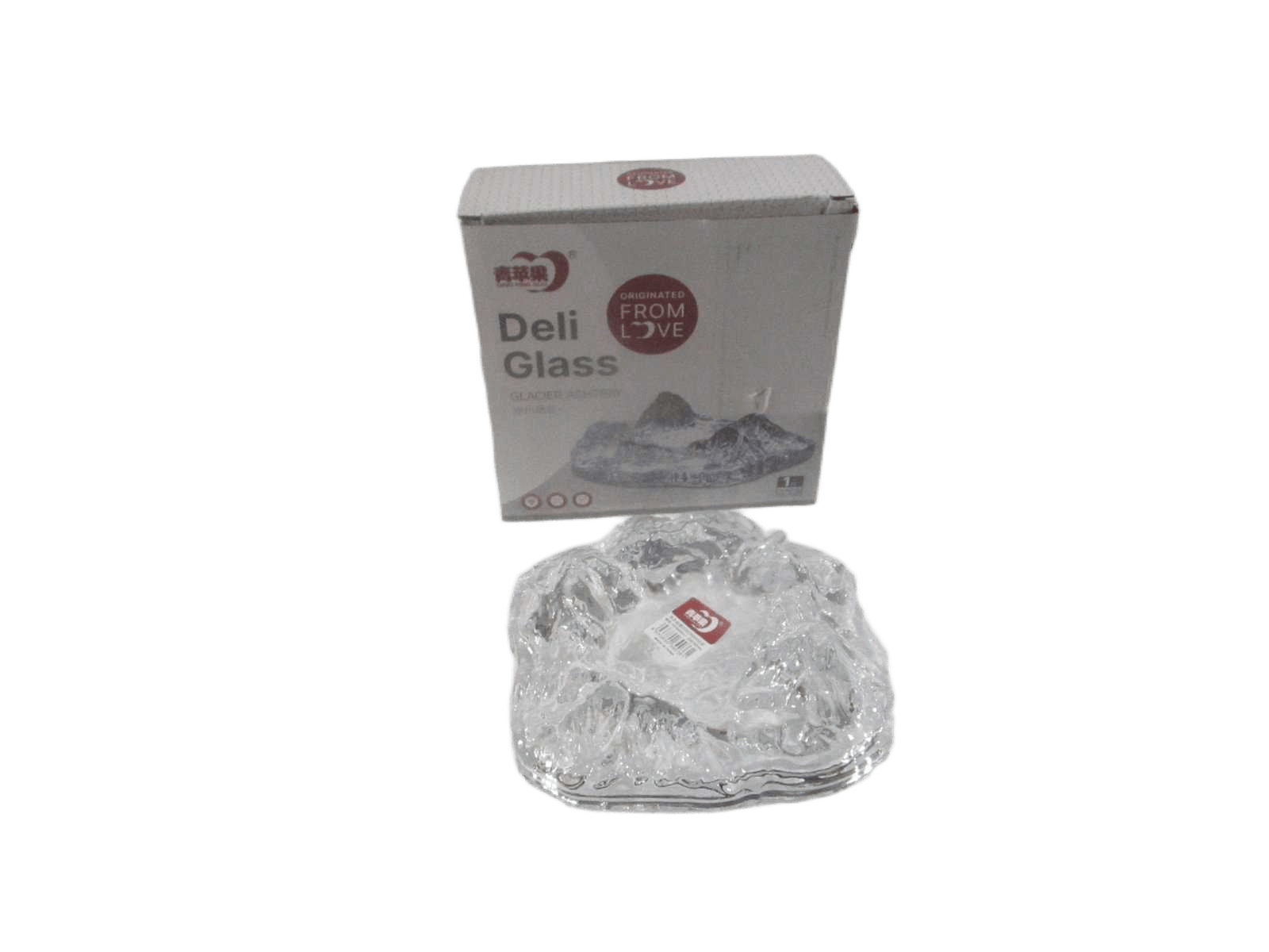 Ashtray Glass 840g Color Boxclear