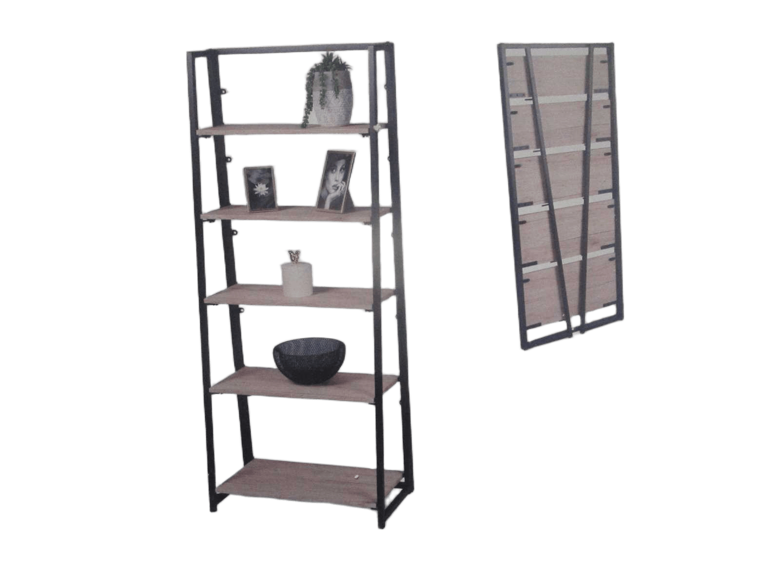 Dock 5-Tier Folding Shelf 64x33xh153cm