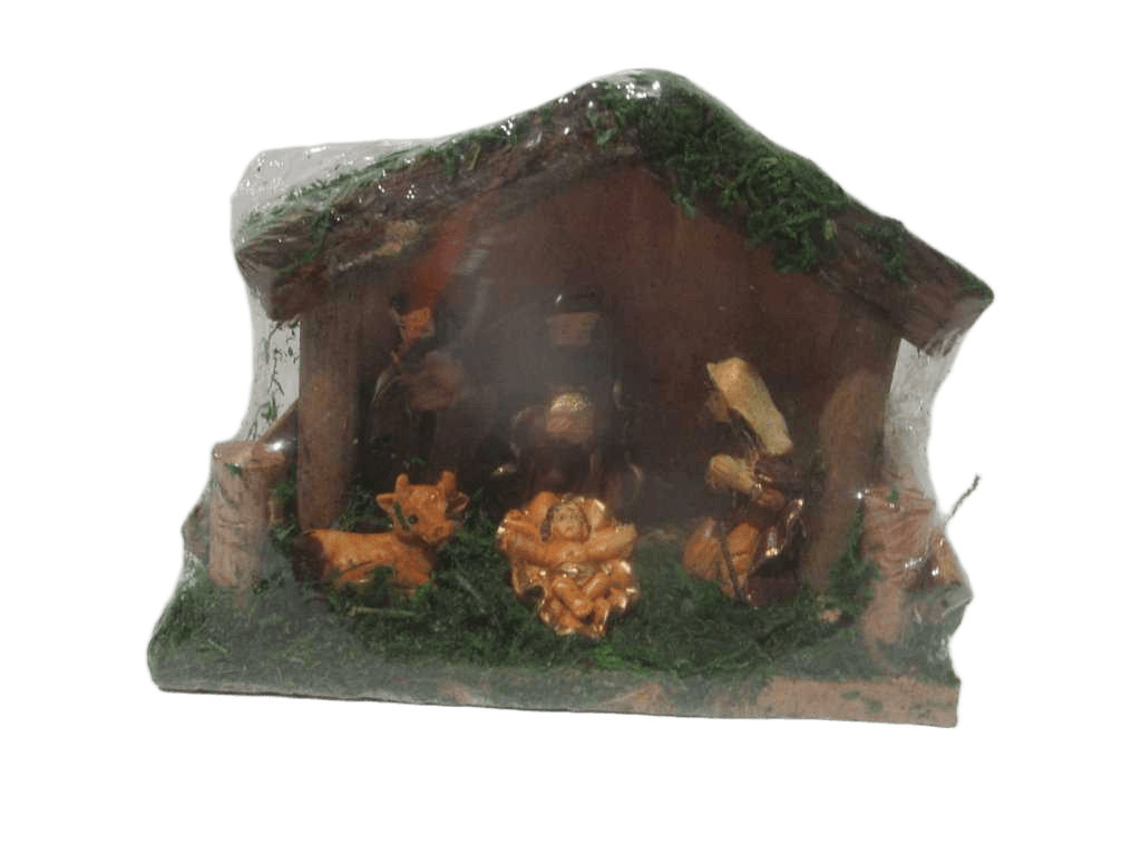 Nativity Scene In Stable 11cm