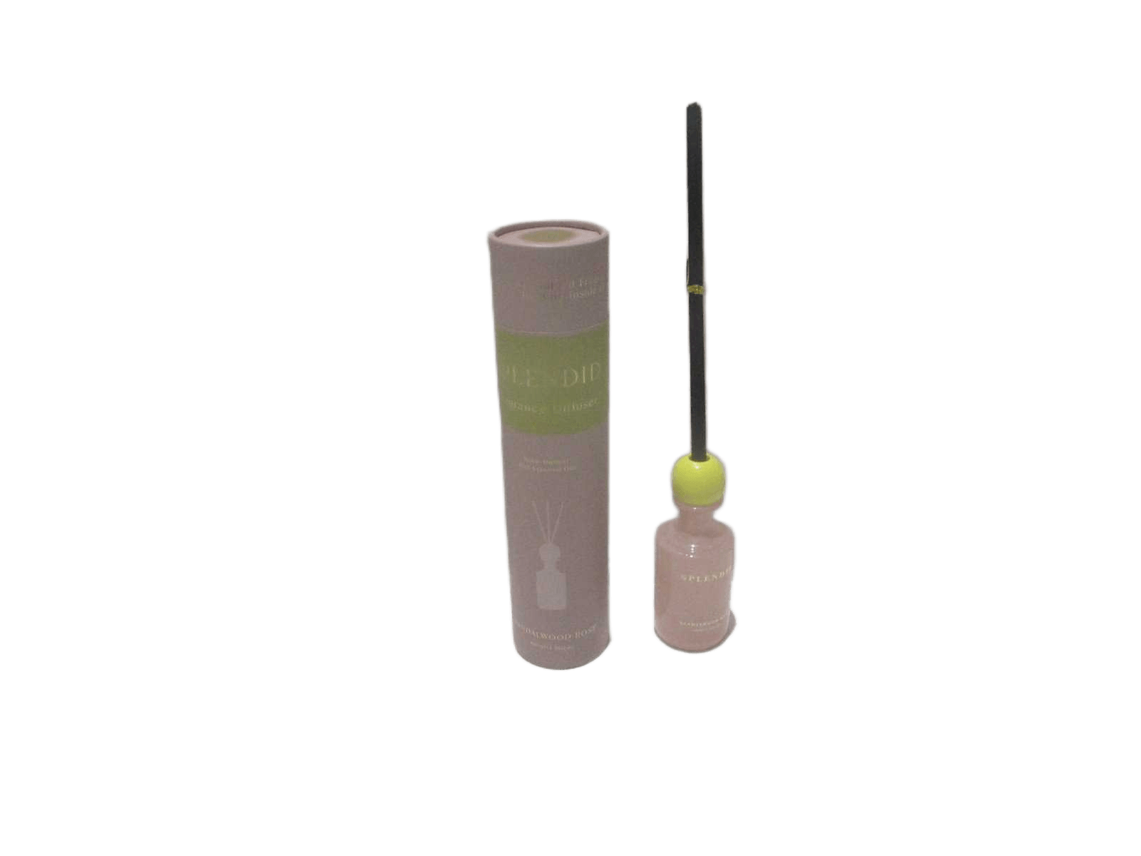 Diffuser, 15% Essence Glass Bottle W Plastic Cover , 6 Sticks Gift Box Moq: 1200pcs Pink Yellow Cover 100ml H15cm