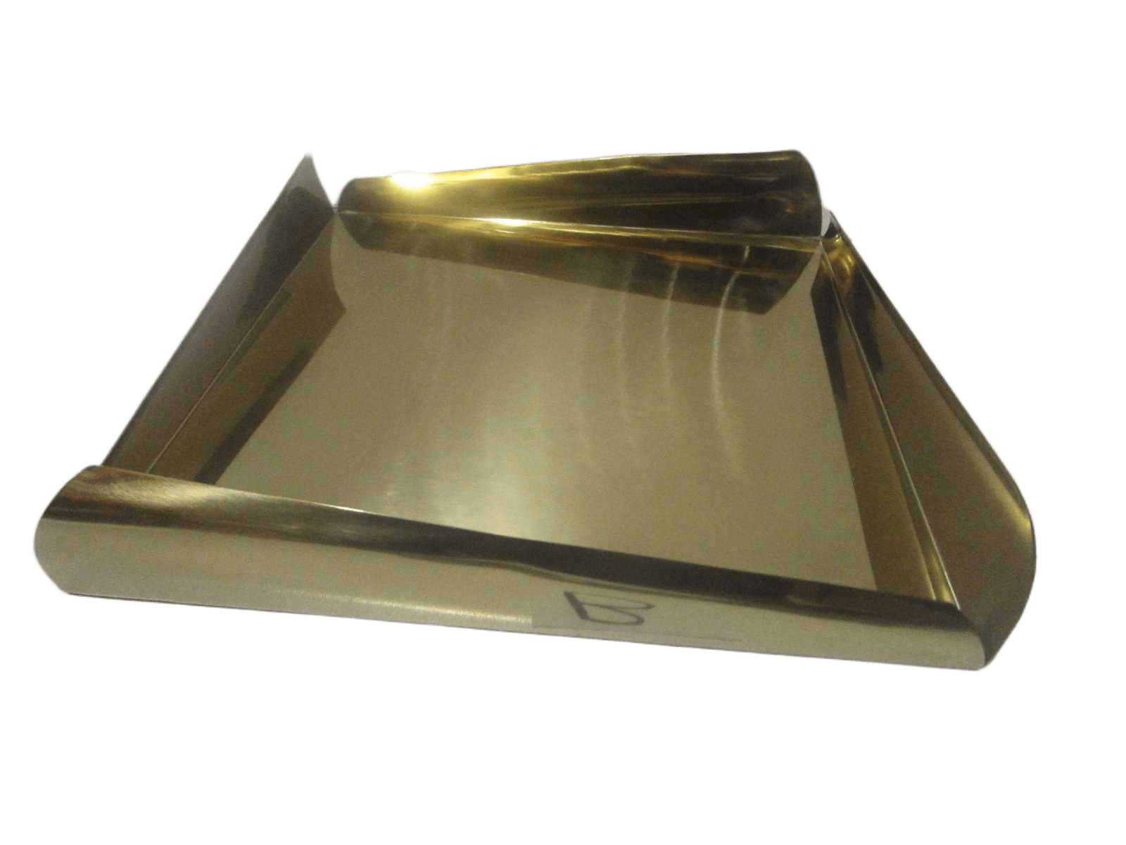 Square Tray Single Wall Stainless Steel Pvt Coated