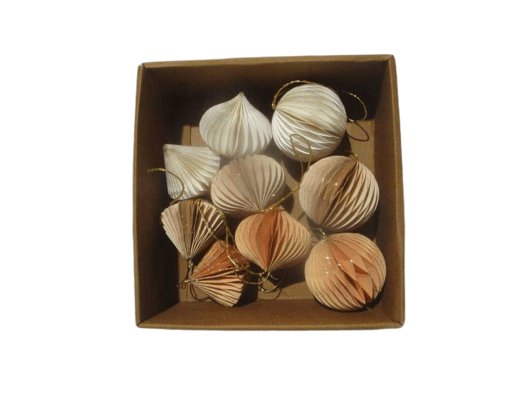 Ball Paper 60mm Set9 Hangdeco