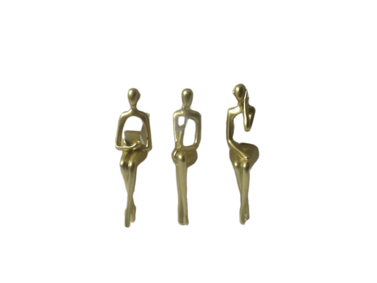 Statue 3 Model Assorted Gold 21cm