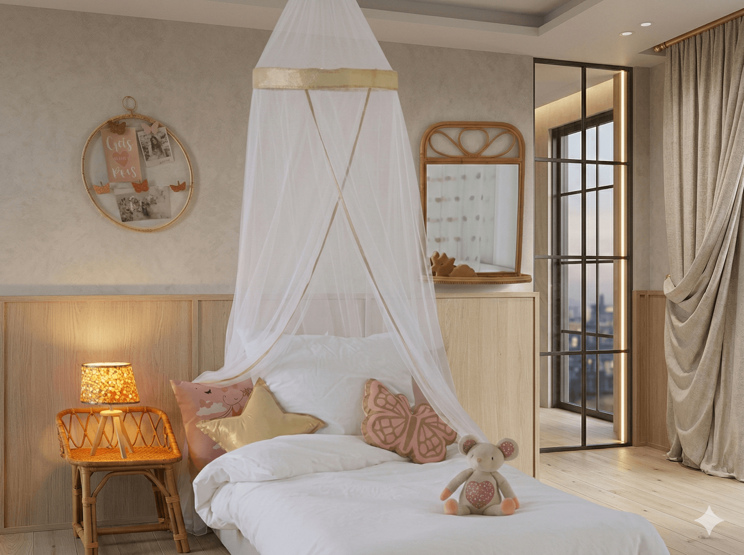 White + Golden Canopy 1cl=