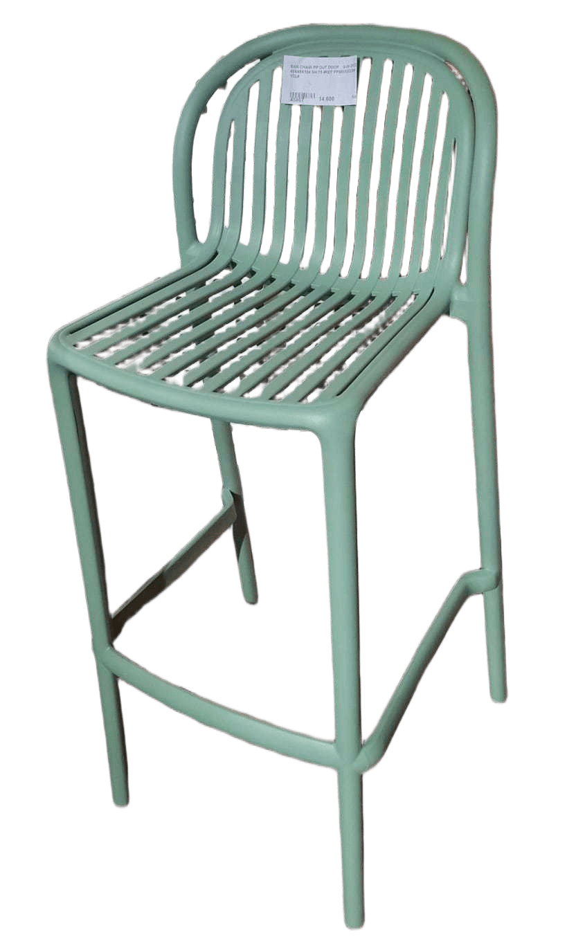 Bar Chair Pp Out Door G-09 Green 49x49x104 Sh:75