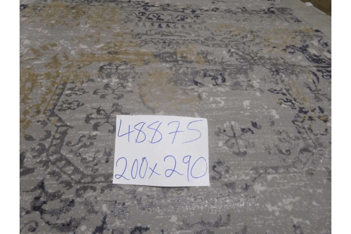 Carpet 200x290 Flosh And Shrink 400,000 Pts/Sqm 11 Mm Pile Height 2,300 Grm/Sqm Gray/Gold Brn/Blue