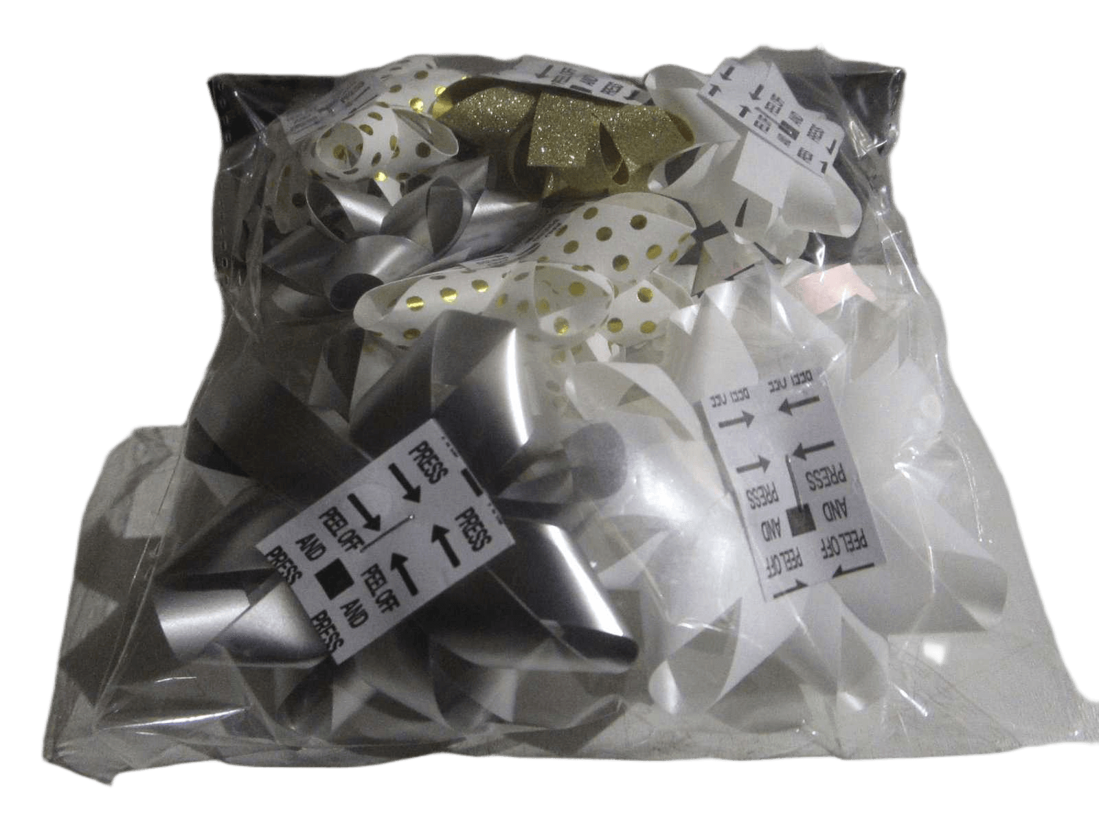 Wrapping Decoration Set Bow Wh