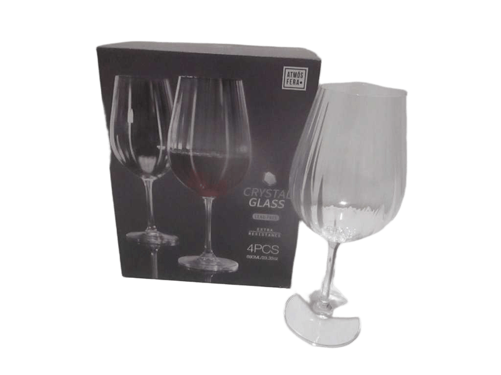 Wine Glass Crystalline 4pcs