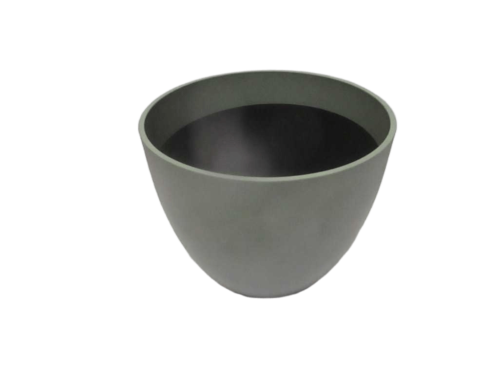 Flower Pot Balas Pp With Hole+plugm790g 100% Recyclable Light Green Dia31x27
