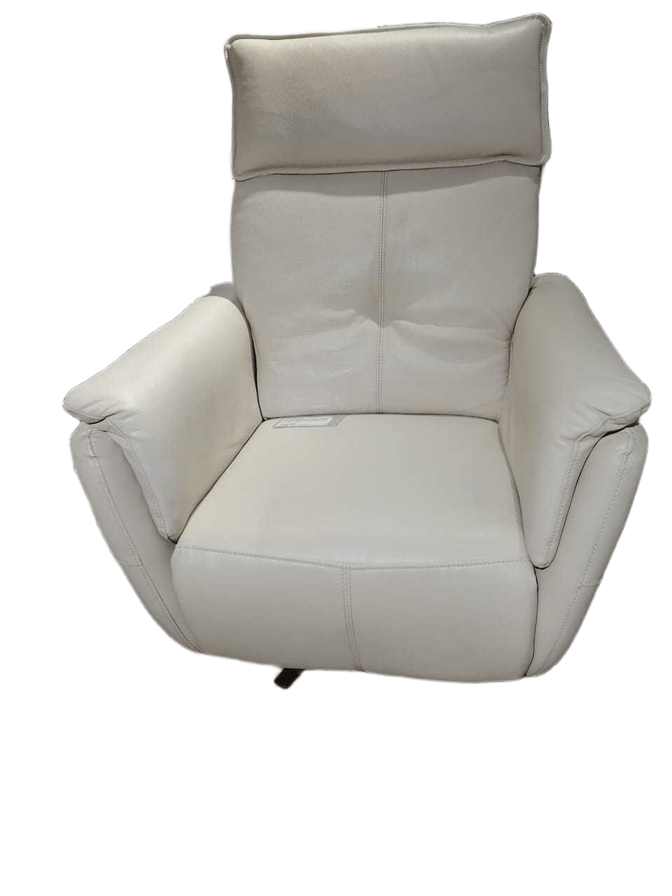 Sigle Chair With Er 837 Lt Taupe Leather, Bonded Leather, Wood, Foam 78x88x110