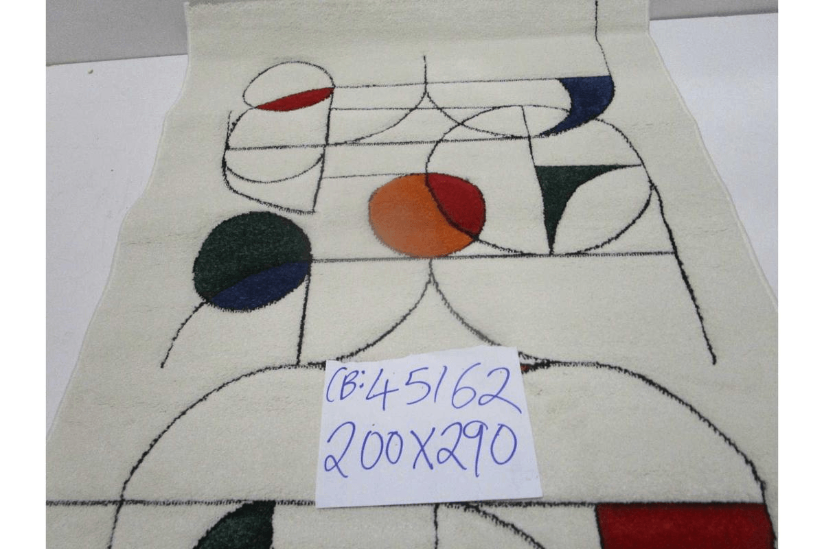 Carpet 063 Cubic (Aura V77) 243.200 Points 10mm Pile Height Pp + Headset Hand Carved 2.200 G/Sqm Pp Frize 200x290 Cm