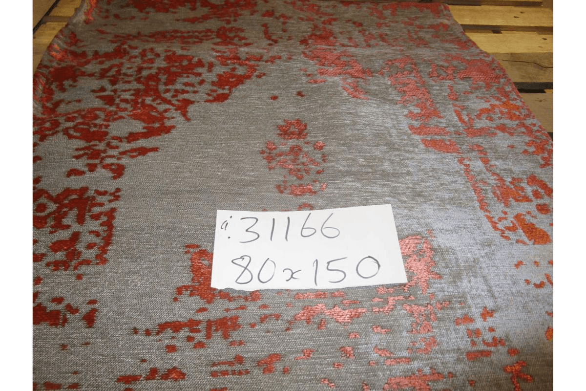 Carpet Alexa Orange 03 80% Polyester 20% Cotton 1200 Gsm Flat Weave Size:80x150