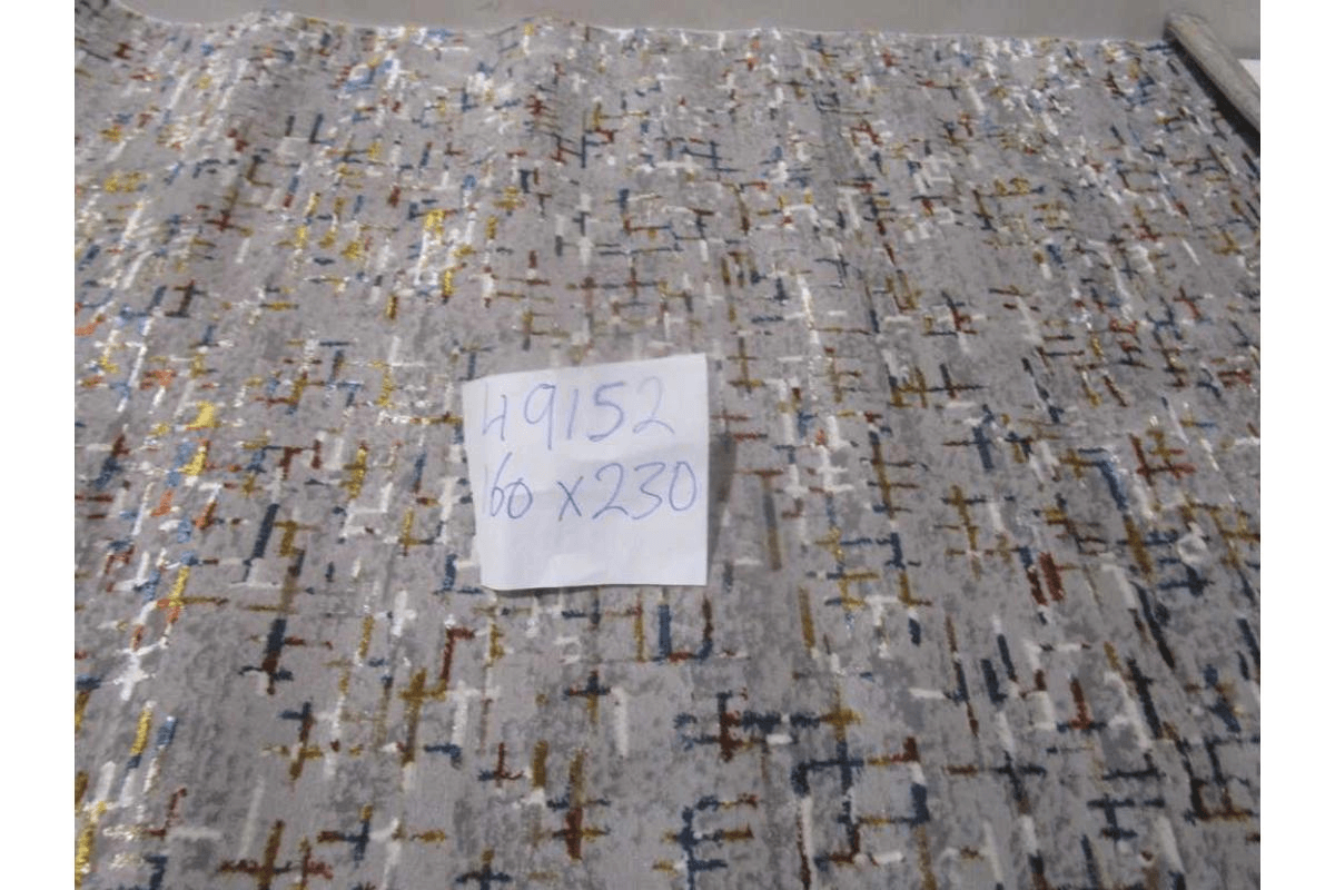 Carpet 160x230 Shiny Shrink Polyester + Pp 1,750 Gsm 420,000 Pts Grey/Multi