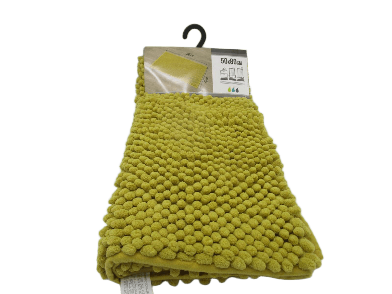 Bathmat Microfiber 50x80 Cm - Mustard
