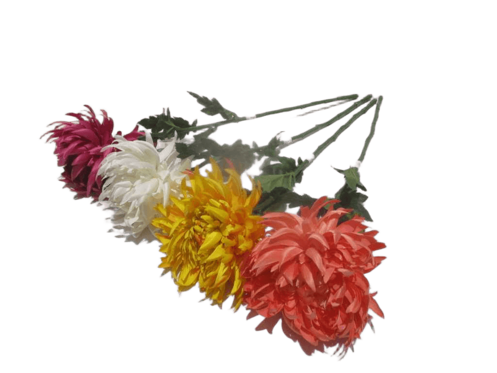 Artificial Flower 62cm Single Daisy Ball 4 Ass. : White A -3pcs Yellow Dlh005 -3pcs Salmon N -3pcs Fushia D -3pcs 108.5*46*68cm