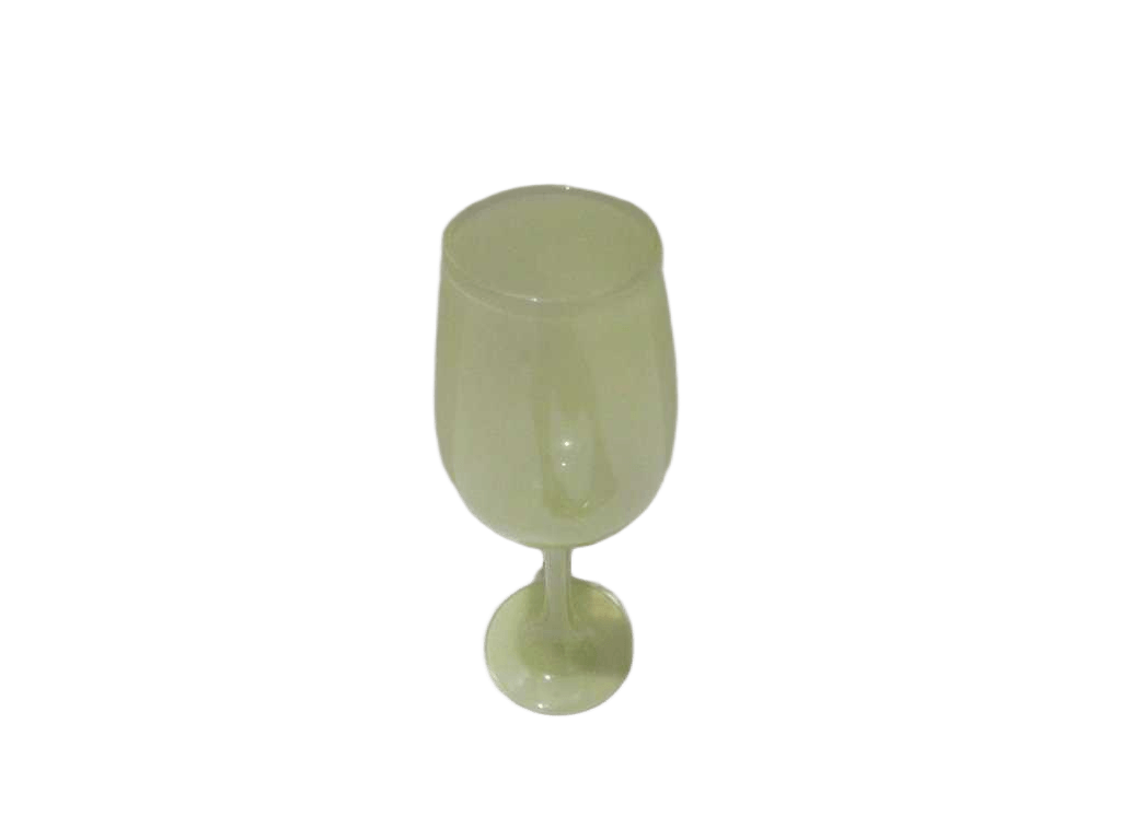 Wine Glass Sur Pied Laster Finishing Yellow H225x84 440ml