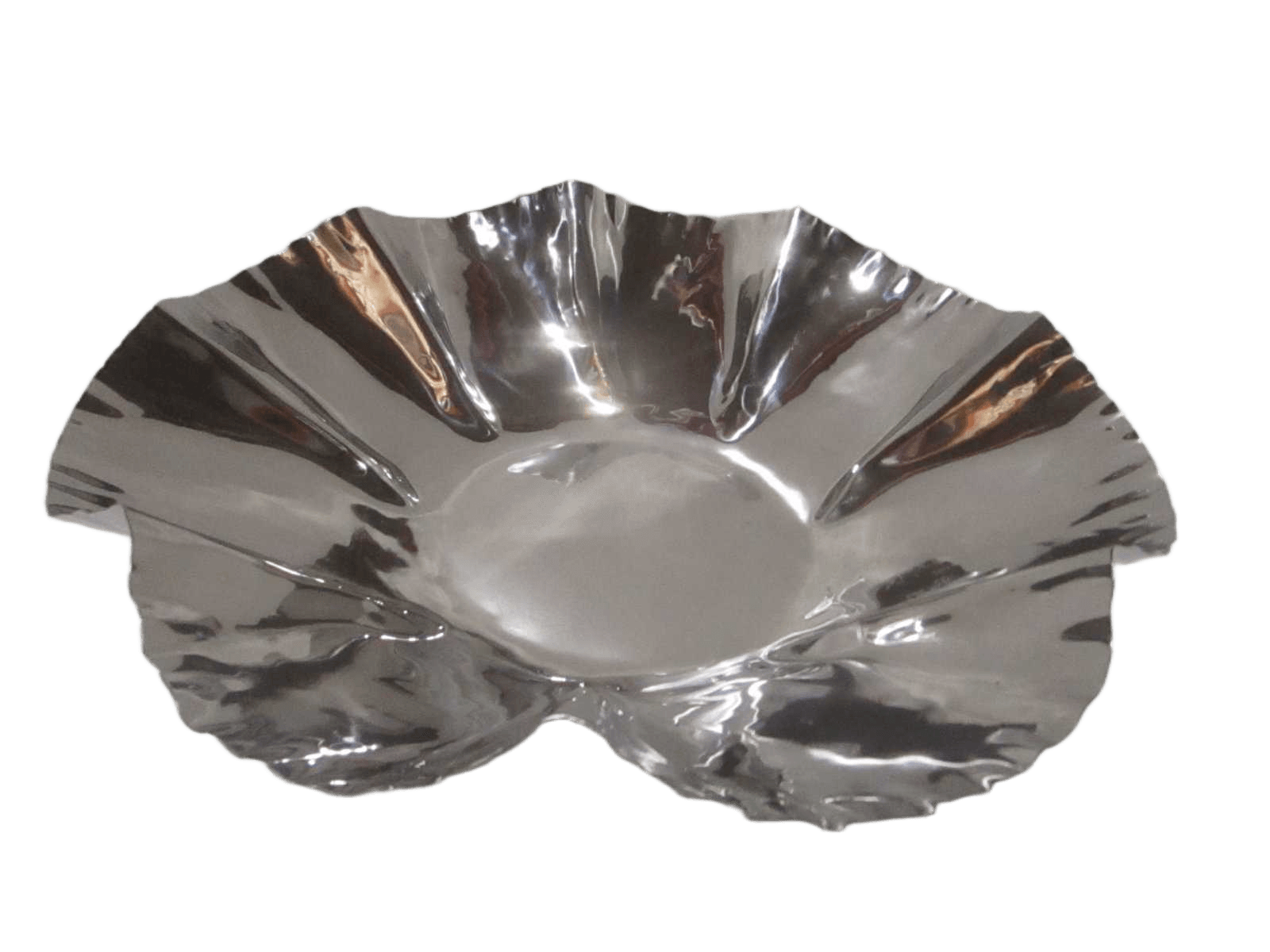 Single Wall Bowl Wrinckles Stainless Steel