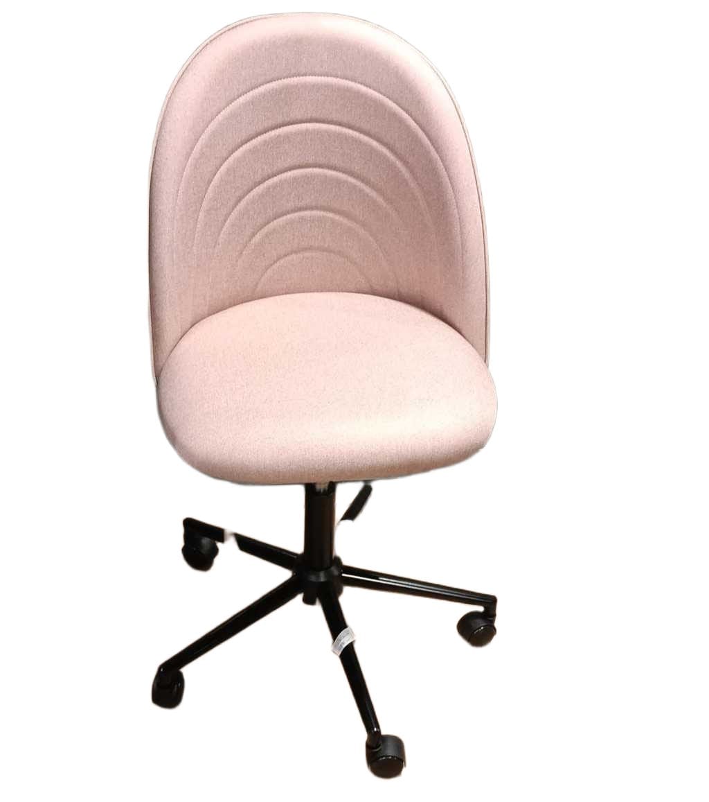 Chair Fabric With 5 Wheels W50*d56*h84-96/45.5-57.5cm Pink Com091