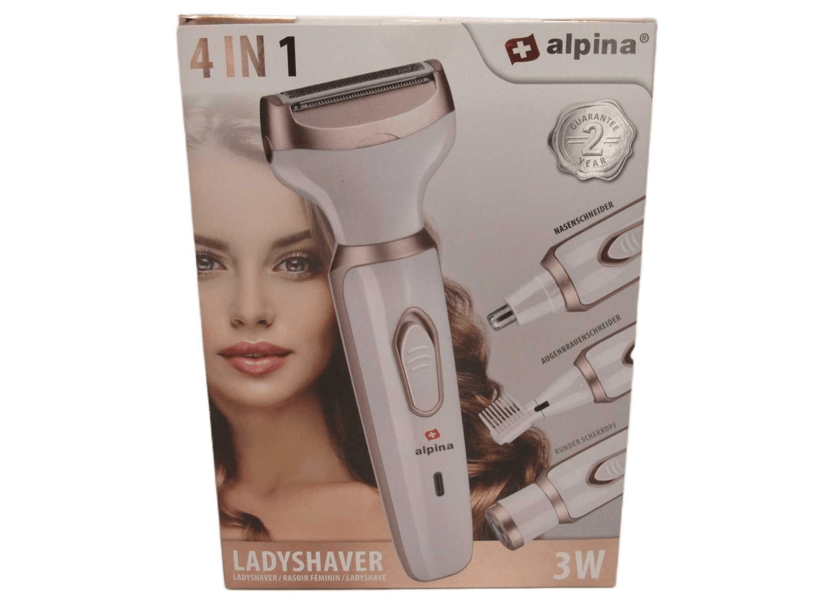 Ladyshaver 4pc B/O 600mah 3w