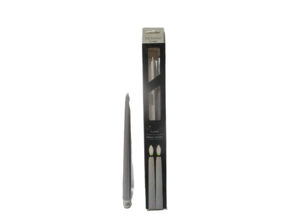 Candle Dinner S2 38cm Silver